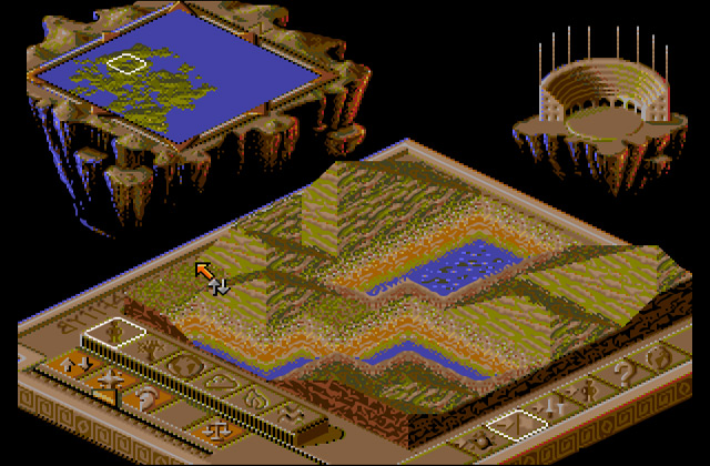 Скриншот игры Populous 2 - Two Tribes