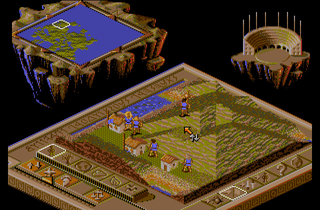 Скриншот игры Populous 2 - Two Tribes