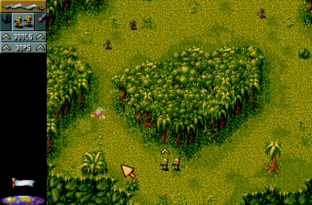 Скриншот игры Cannon Fodder