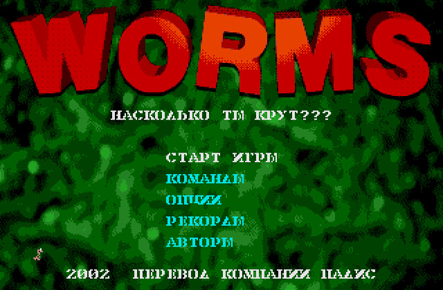 Скриншот игры Worms