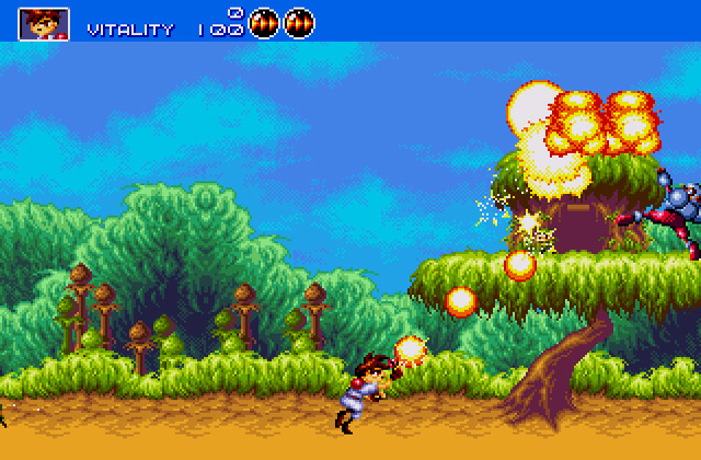 Скриншот игры Gunstar Heroes