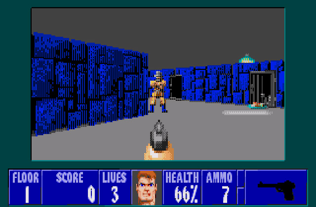 Скриншот игры Wolfenstein 3D