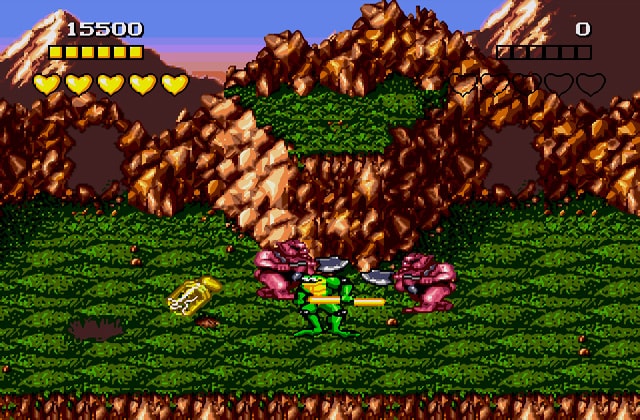 Скриншот игры Battletoads
