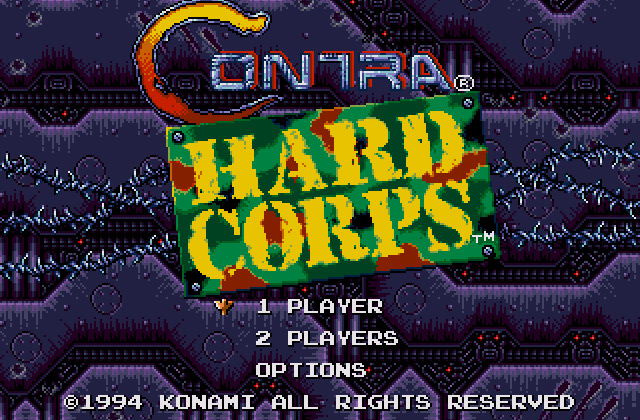 Скриншот игры Contra - Hard Corps
