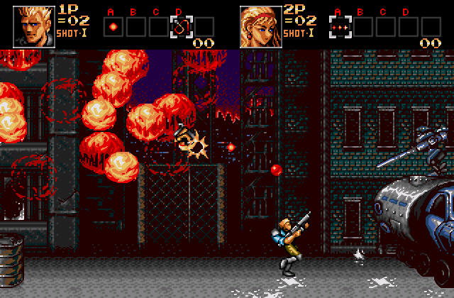 Скриншот игры Contra - Hard Corps