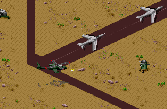 Скриншот игры Desert Strike: Return To The Gulf
