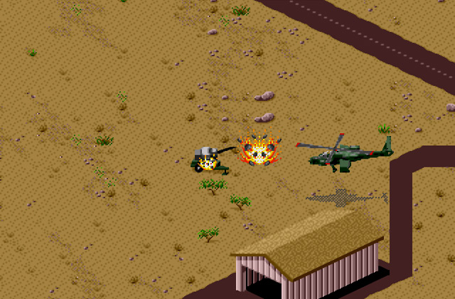 Скриншот игры Desert Strike: Return To The Gulf