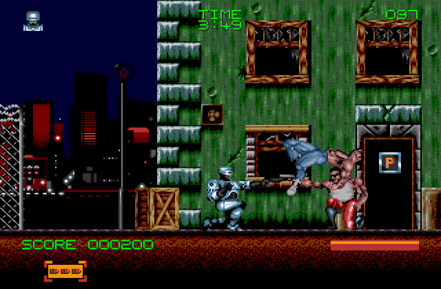 Скриншот игры Robocop 3