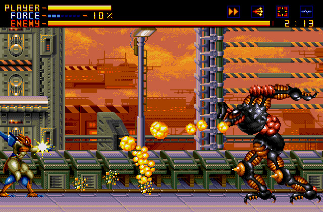 Скриншот игры Alien Soldier