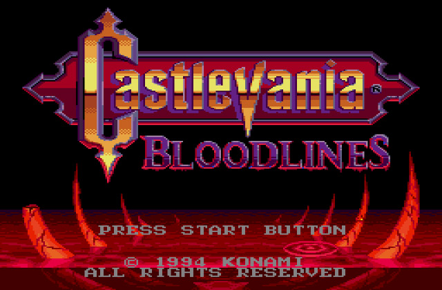 Скриншот игры Castlevania: Bloodlines