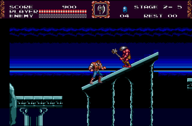 Скриншот игры Castlevania: Bloodlines