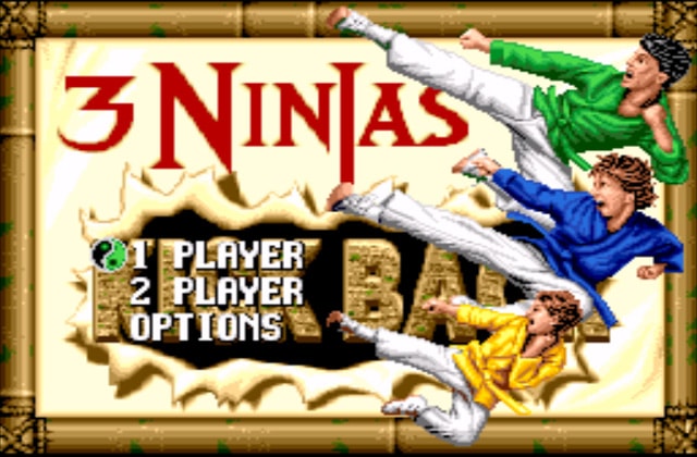 Скриншот игры 3 Ninjas Kick Back