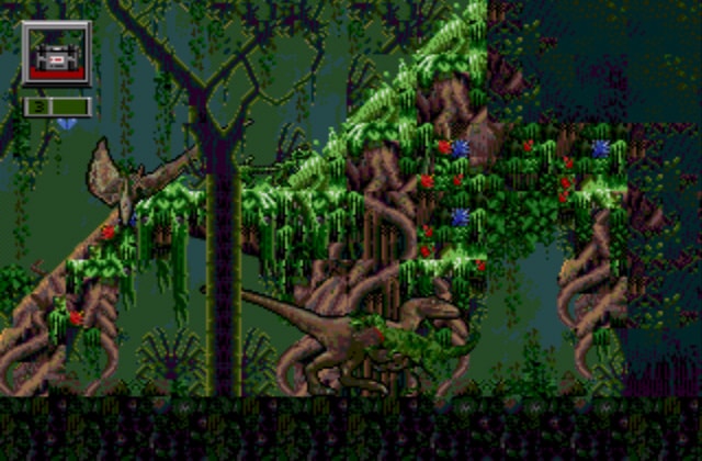 Скриншот игры Jurassic Park - Rampage Edition