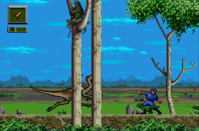 Скриншот игры Jurassic Park - Rampage Edition